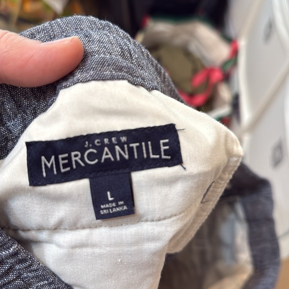 J Crew Drawstring Linen Pants-Sz L - Picture 6 of 8